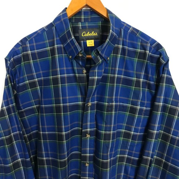 Cabela's Other - Cabela's Men XL Checked Long Sleeve Button Shirt